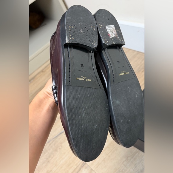 Yves Saint Laurent  ysl burgundy Loafers size 39 - Picture 3 of 4